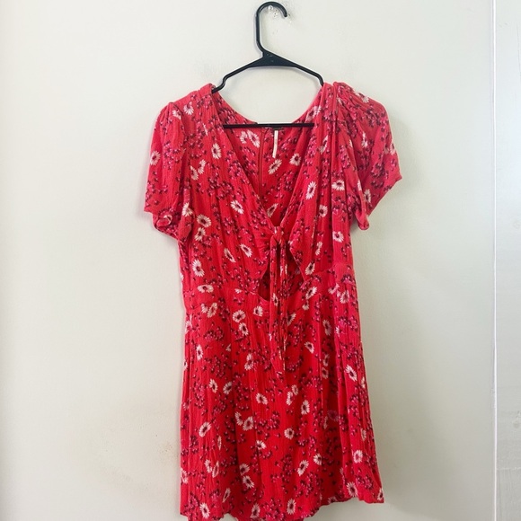 Free people ditsy floral romper dress 4 - Picture 2 of 5